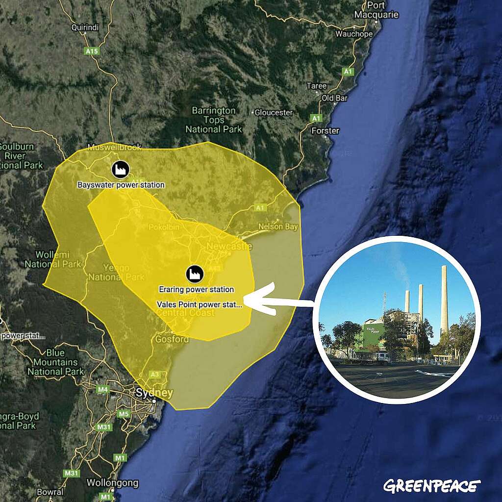 The toxic sulfur dioxide plume in New South Wales potentially impacts 1.7 million people: