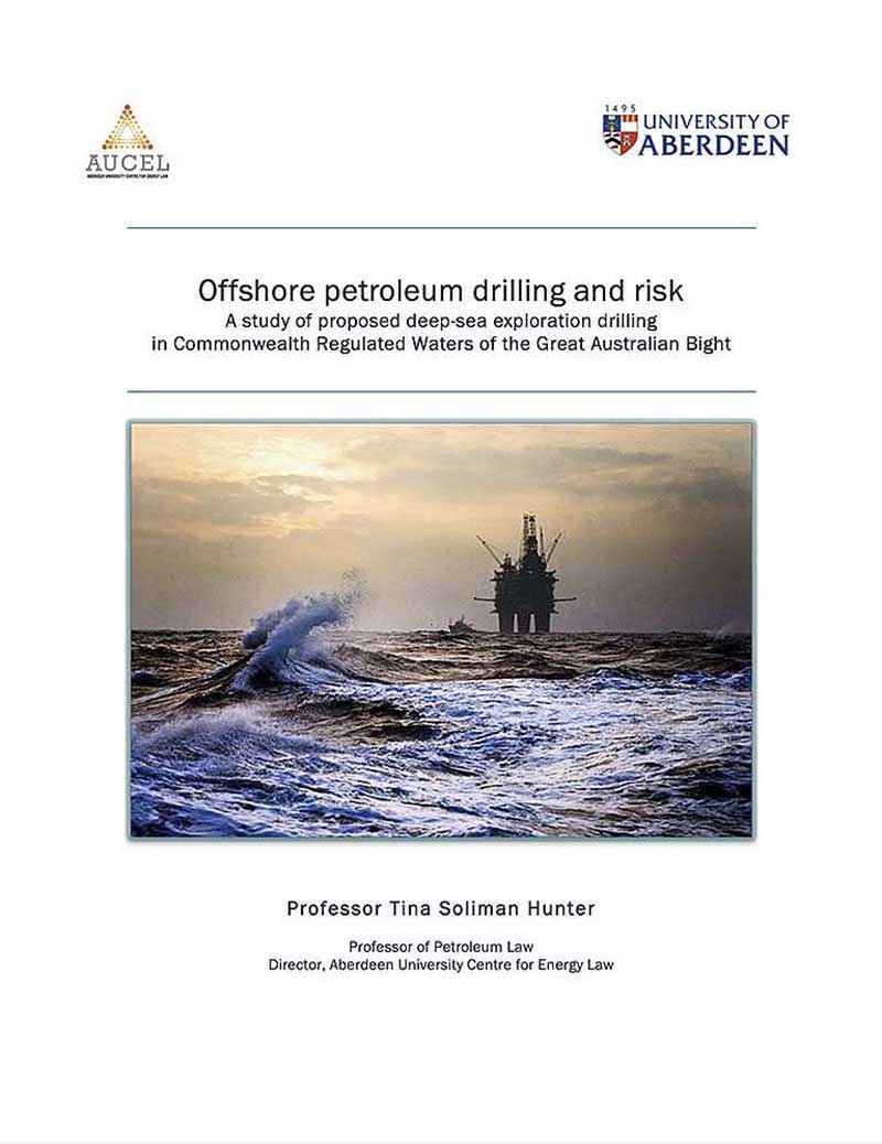 REPORT: Offshore petroleum drilling and risk – A study of proposed deep ...