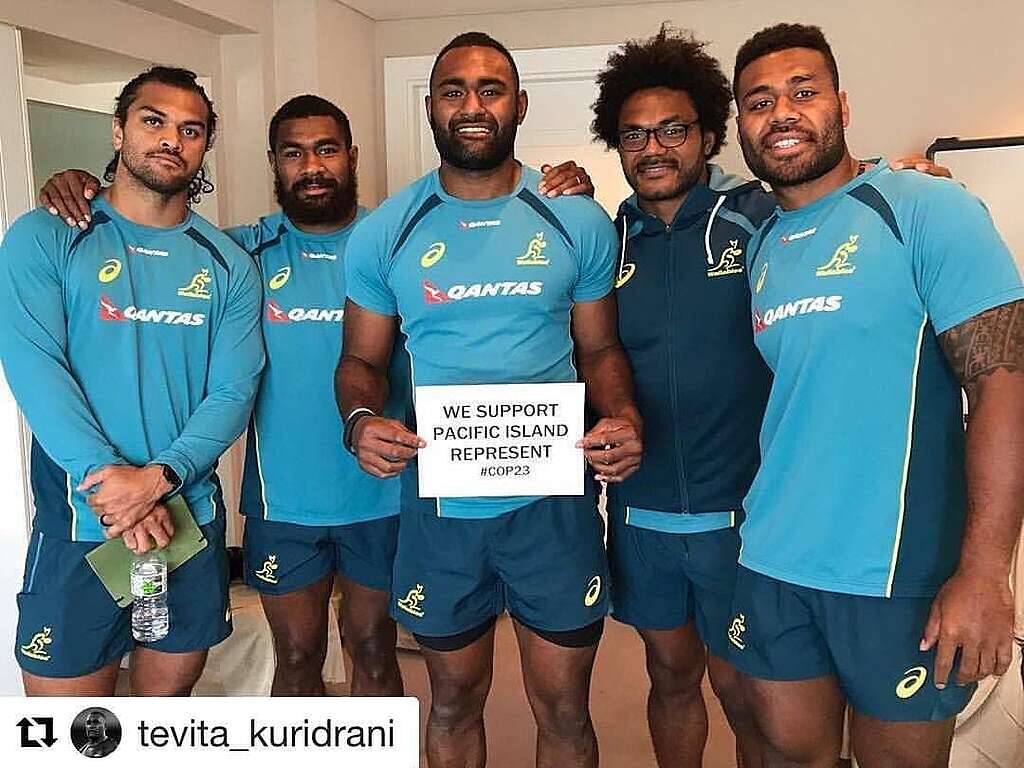 Pasifika Wallaby's players support Pacific Island Represent