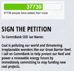 Sign the petition to CommBank CEO Ian Narev here