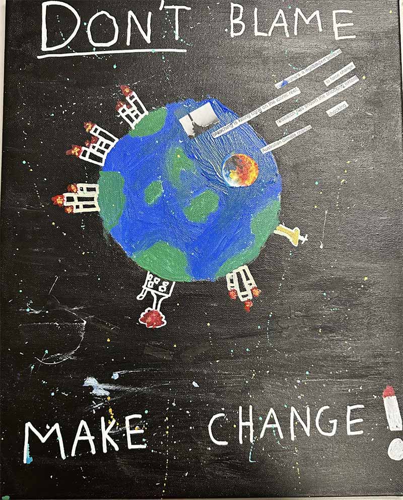 Don’t Blame, Make Change - Archie and Max © Living School Lismore