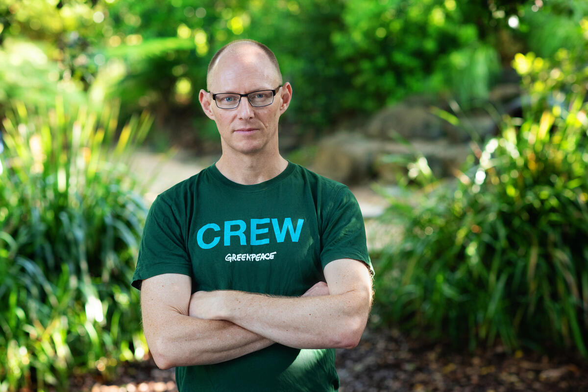 Greenpeace Australia Pacific CEO David Ritter. © Sally McKay / Greenpeace