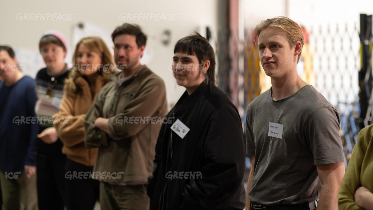 Basic Actions Training in Sydney. © Elijah Smith / Greenpeace