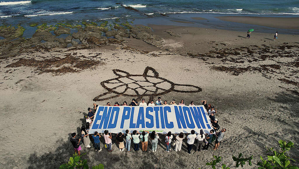 End of Plastic Protest in La Union. © Noel Celis / Greenpeace