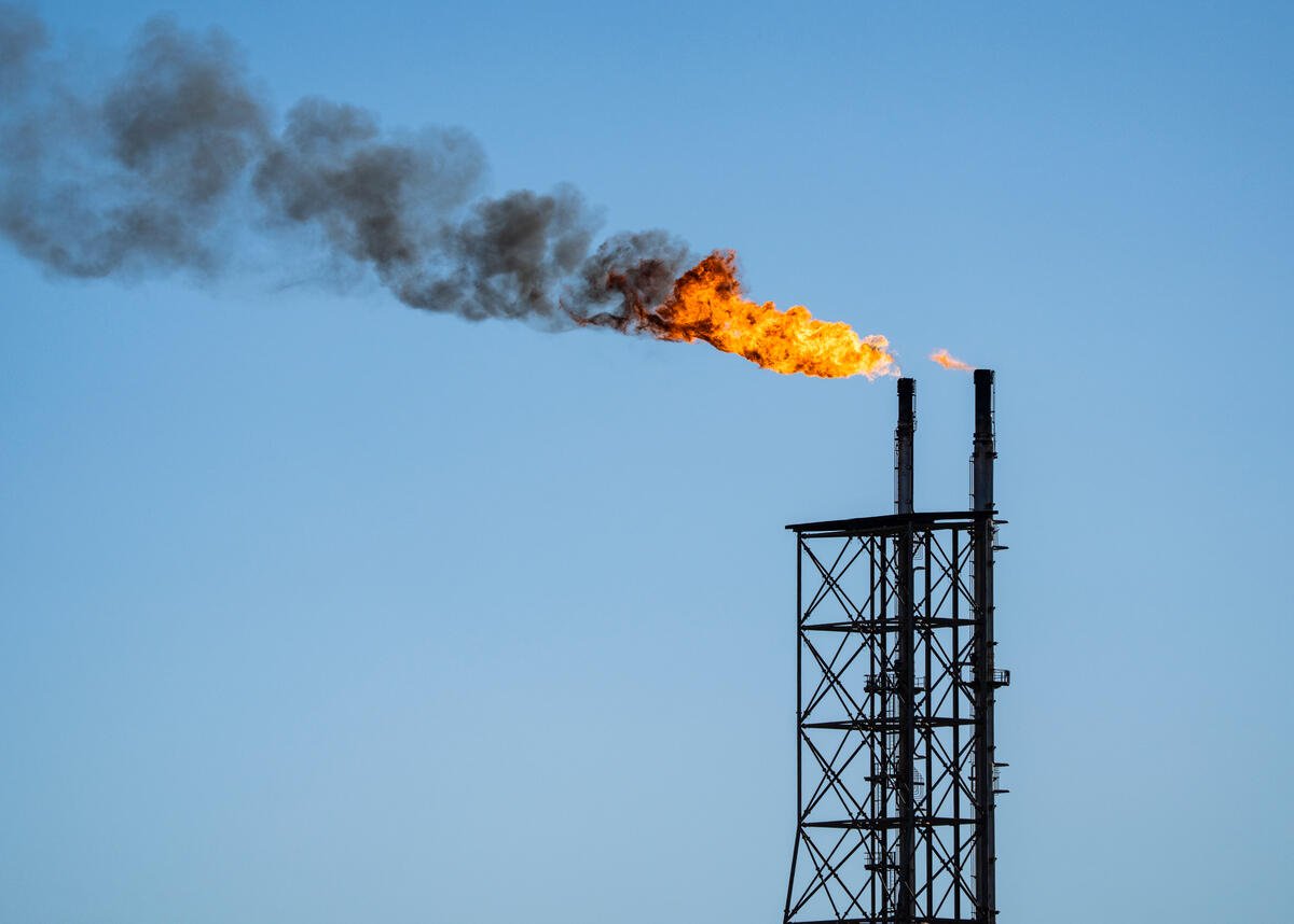 Dampier Pluto Gas Plant in Western Australia. © Alex Westover / Greenpeace