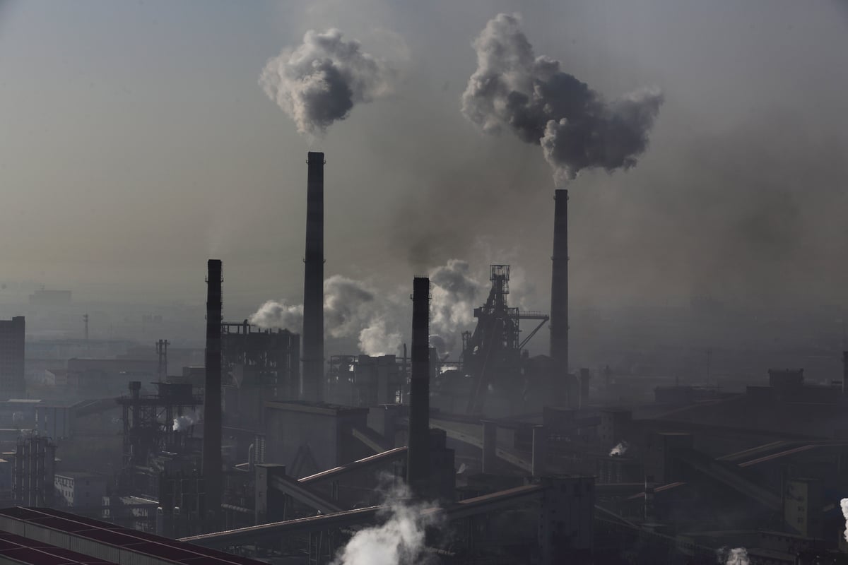 Steel Cities in China's Hebei Province. © Lu Guang / Greenpeace